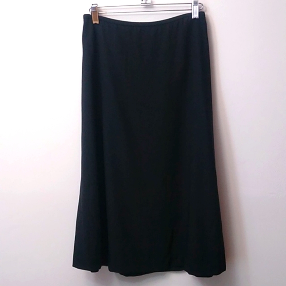 Dana Buchman Black Midi Skirt, Size 2